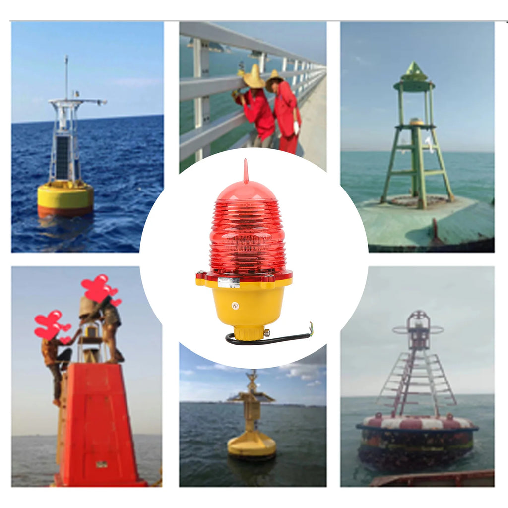 Boat Emergency Beacon Lamp Warning Beacon Light Resistant Long Lifespan Multipurpose Waterproof  - Automotive LED Light
