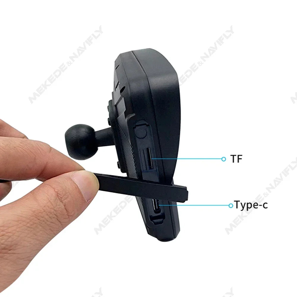 5-inch Touch Screen Motorcycle Gps Navigation IP67 Waterproof Wireless CarPlay Android Aut | AUTOKITSHOP