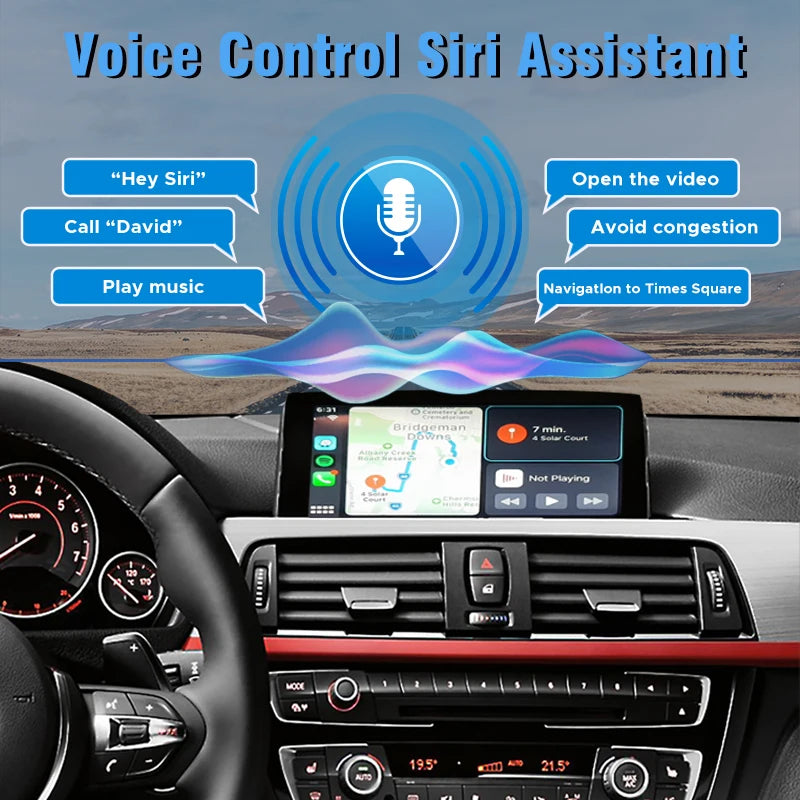 Wireless CarPlay For BMW 3 4 Series F30 F31 F32 F33 F34 F35 F36 2012-2020 With Android Mir