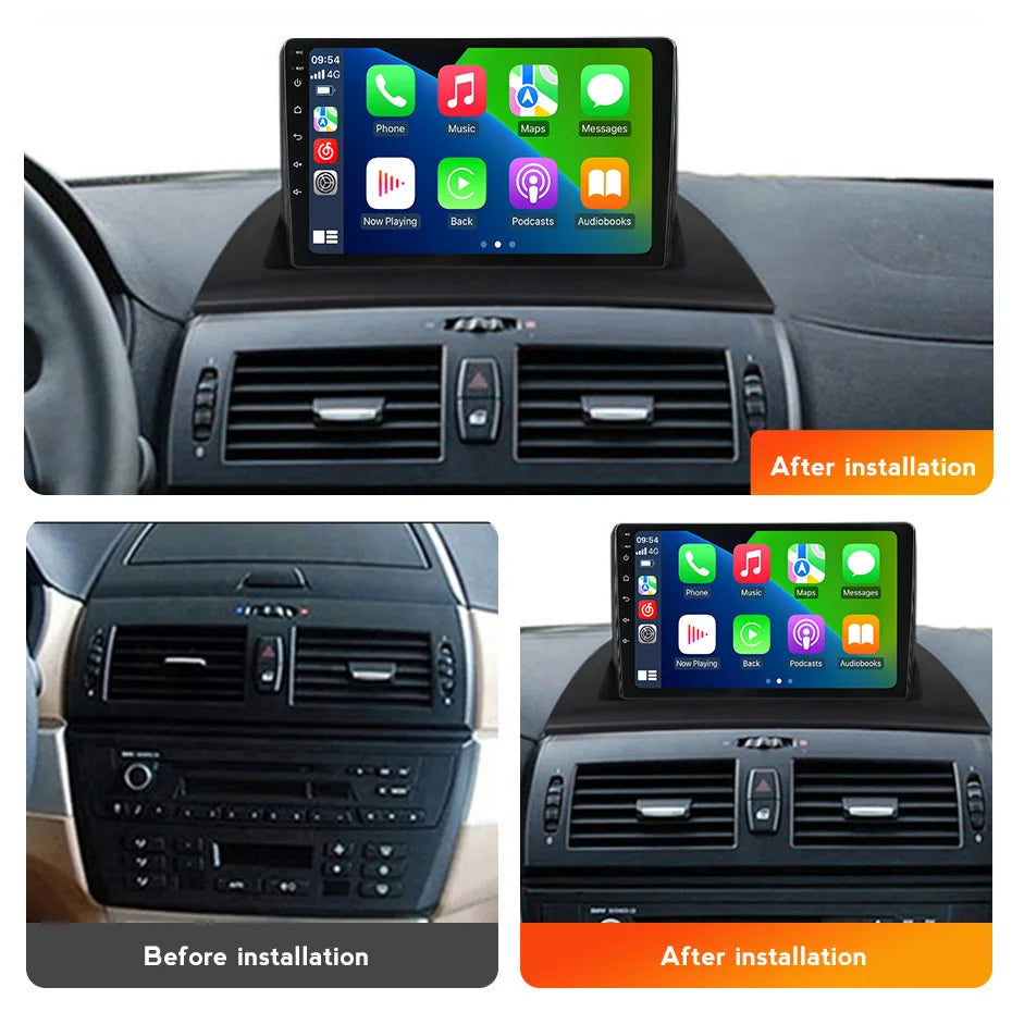 For BMW X3 E83 2004 - 2012 Android Intelligent System Car Radio BT WiFi Touch Screen Autor | AUTOKITSHOP