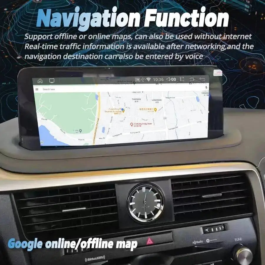 For Lexus RX RX300h RX350 RX300 2020 12.3inch Screen Android 15 Car Radio Navigation GPS M