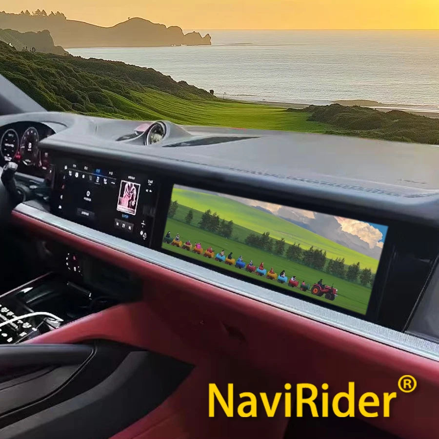 For Porsche Panamera 2024 Co-Pilot Smart Screen Mounted Display Screen Multimedia Video Pl
