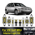 13-Piece LED Interior Light Kit for VW Volkswagen Golf 4 MK4 - Canbus Error-Free Bulbs | AUTOKITSHOP