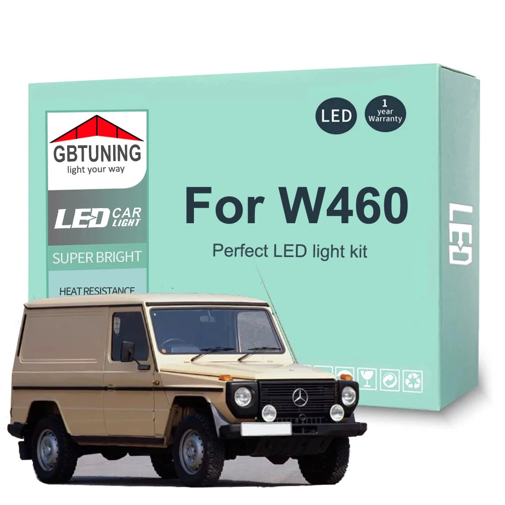 8-Piece LED Interior Light Kit for Mercedes Benz G-Wagen G Class W460 200G 230G 240GD 250GD 280GE 300GD 1979-1993 - C...