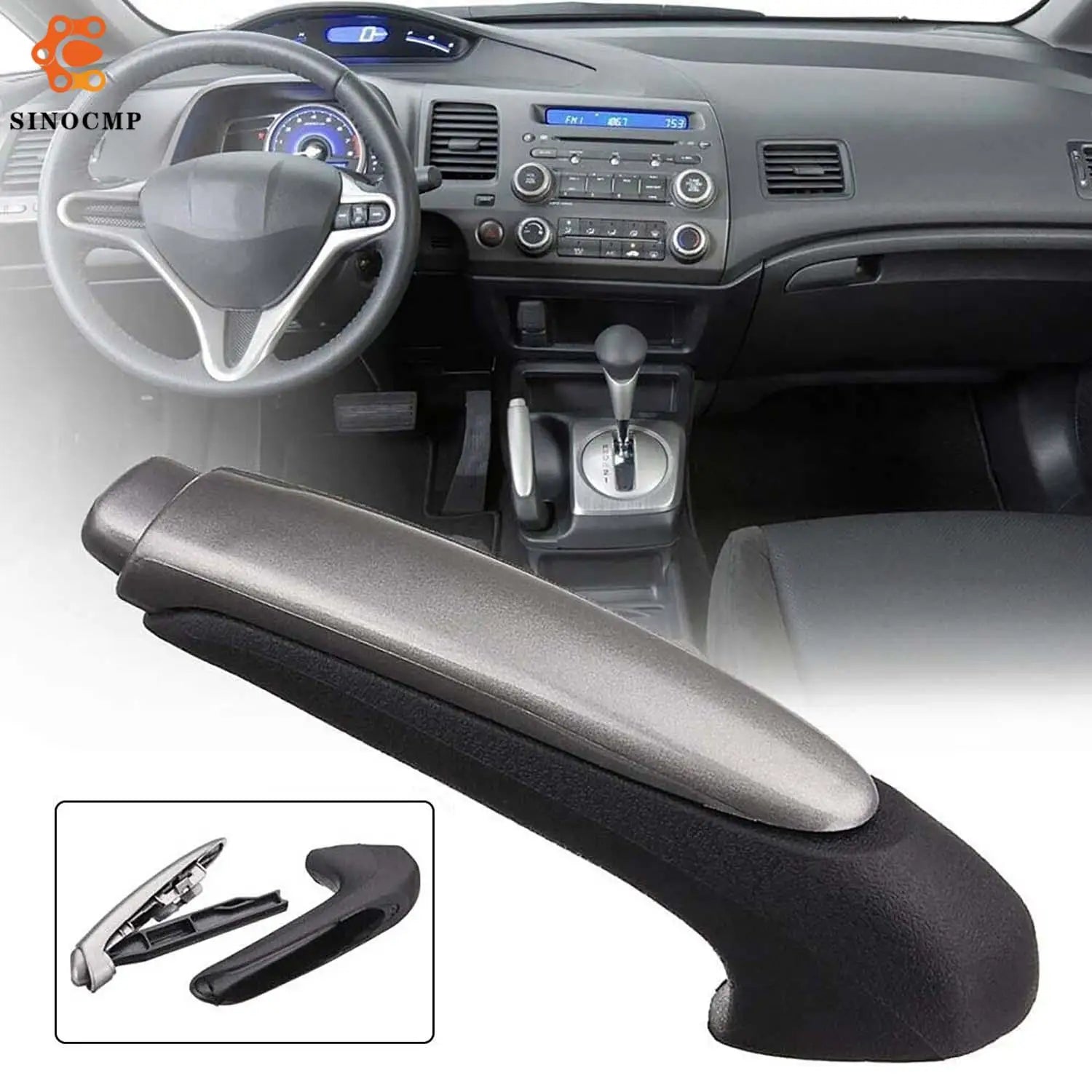 Hand Brake Handle Protect Cover Stick 47115-SNA-A82Z 47115SNAA82ZB For Honda Civic 2006-20