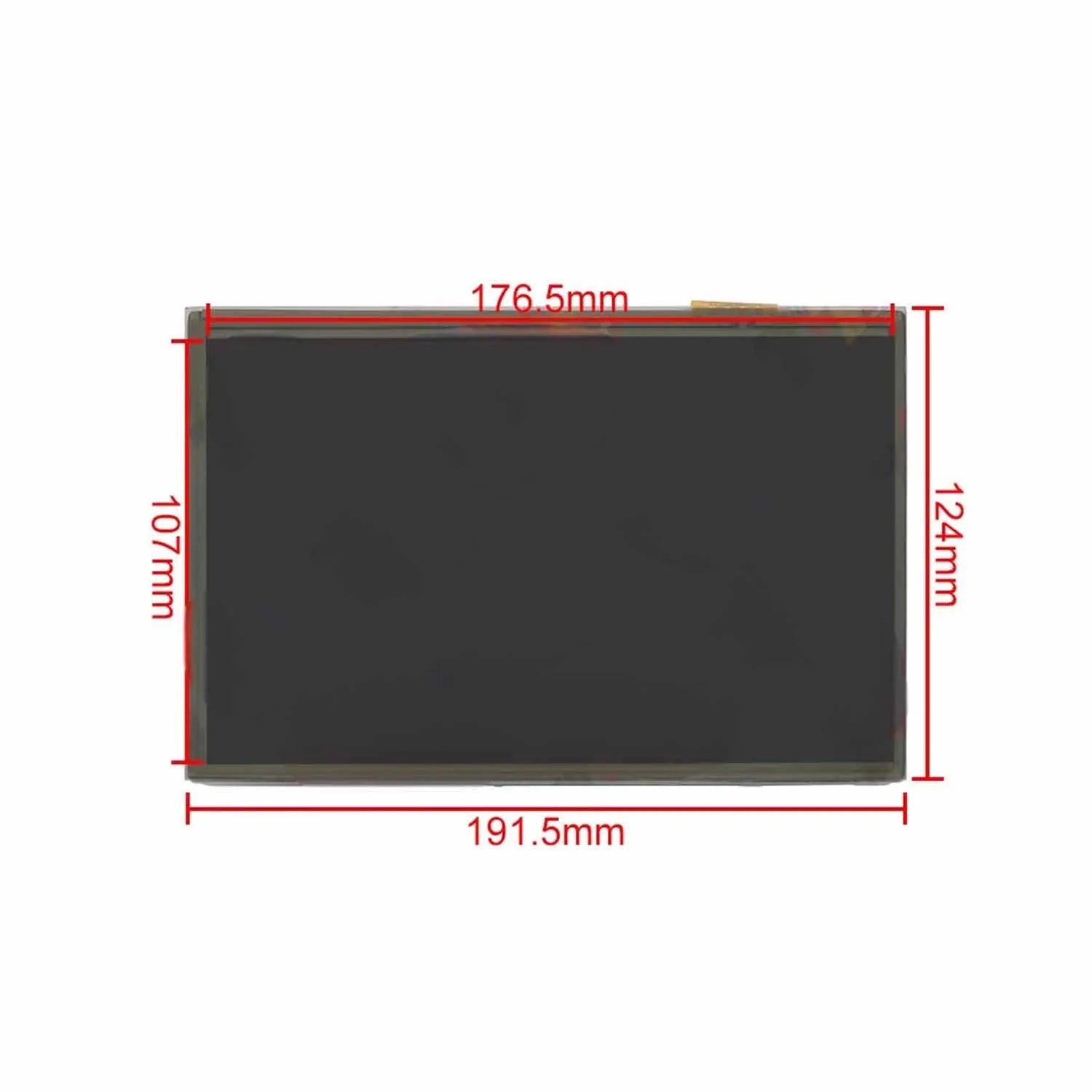 8 Inch Dashboard Navi Display Touch Panel LTA080B450F LTA080B451F For Lexus LS460 LX470 To
