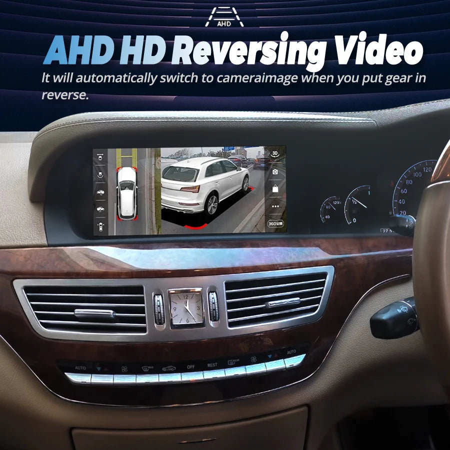 10.25'' RHD Screen For Mercedes Benz S Class W221 NTG3.0 3.5 Video Players New Car Multime