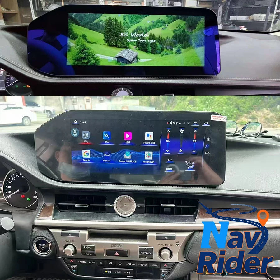 Carplay 12.3'' Screen Android Auto Radio Car Multimedia Player Navigation Stereo For Lexus | AUTOKITSHOP