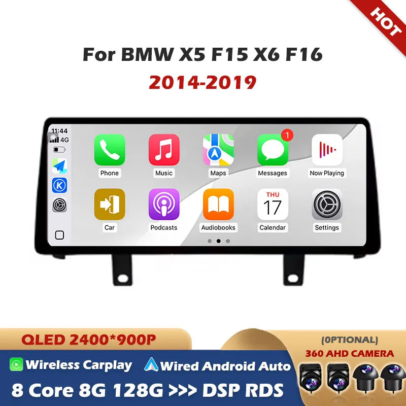 12.3'' for BMW X5 F15 X6 F16 2014 - 2018 NBT EVO System Android Car Radio Video Multimedia