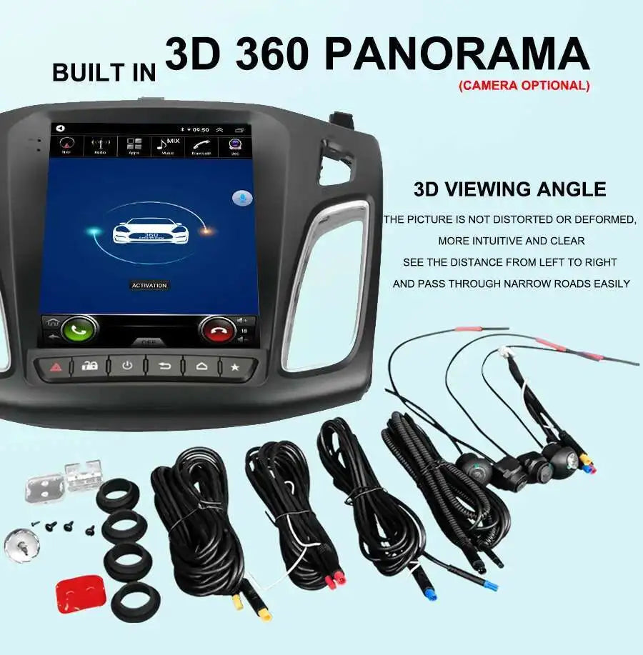 9.7inch Screen 2 Din Android 15 Car Radio For Ford Focus 3 MK3 2012 2013-2019 Car Multimed | AUTOKITSHOP