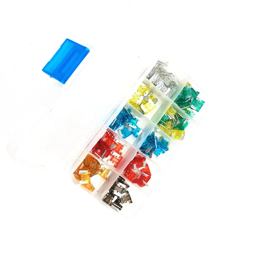 120 Assorted Car Truck Mini Low Profile Fuse 5,7.5,10,15,20,25,30 AMP Hot Sales