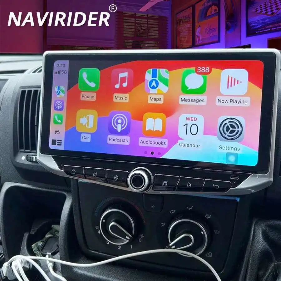 10.88inch Android 14 Qled Screen Multimidia Autoradio For FIAT DUCATO 2016 2017 2018 2022