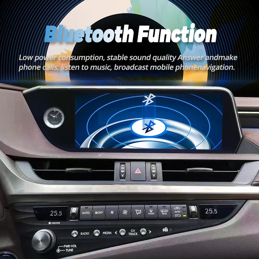 For Lexus ES Es350 ES250 ES300h 2021 2018 Android 14 12.3" Car Multimedia Video Player Wit | AUTOKITSHOP