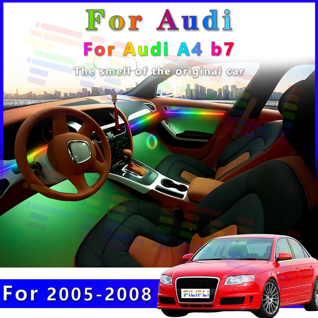 RGB - Ambient Light - for Audi B7 A4 - App Control - Car Interior Lighting | AUTOKITSHOP