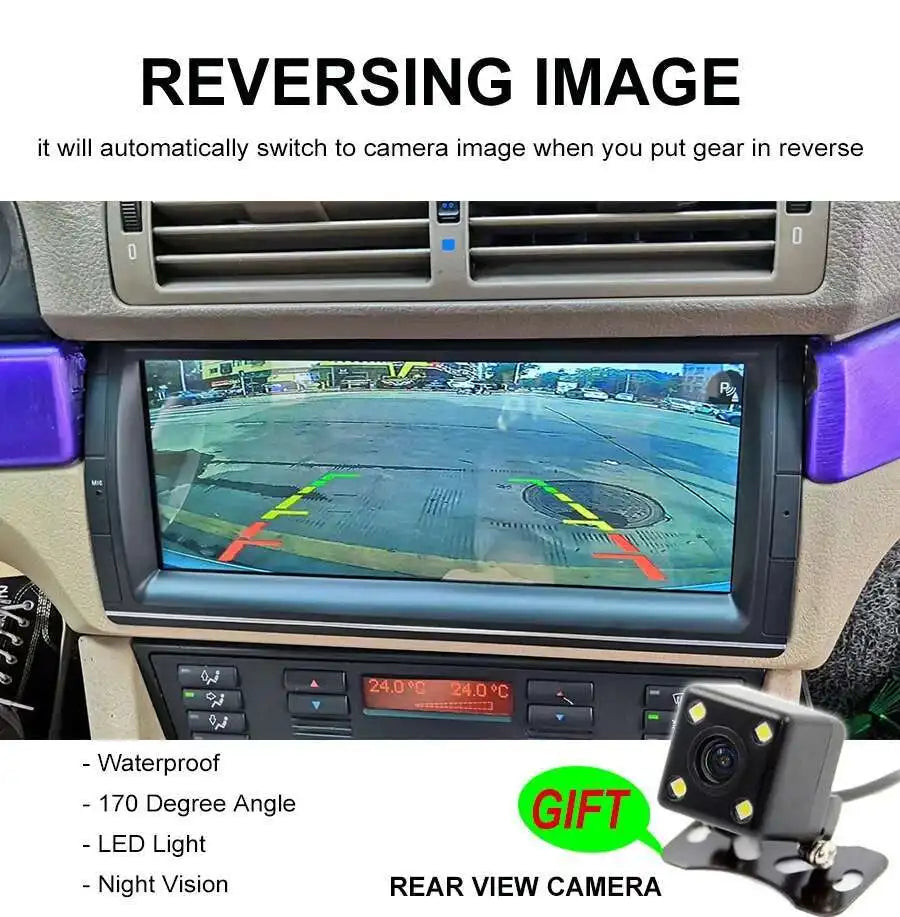 10.25inch Android 15 Screen Auto Radio For BMW E39 1996- 2004 E53 X5 M5 Carplay 4G GPS Ste | AUTOKITSHOP