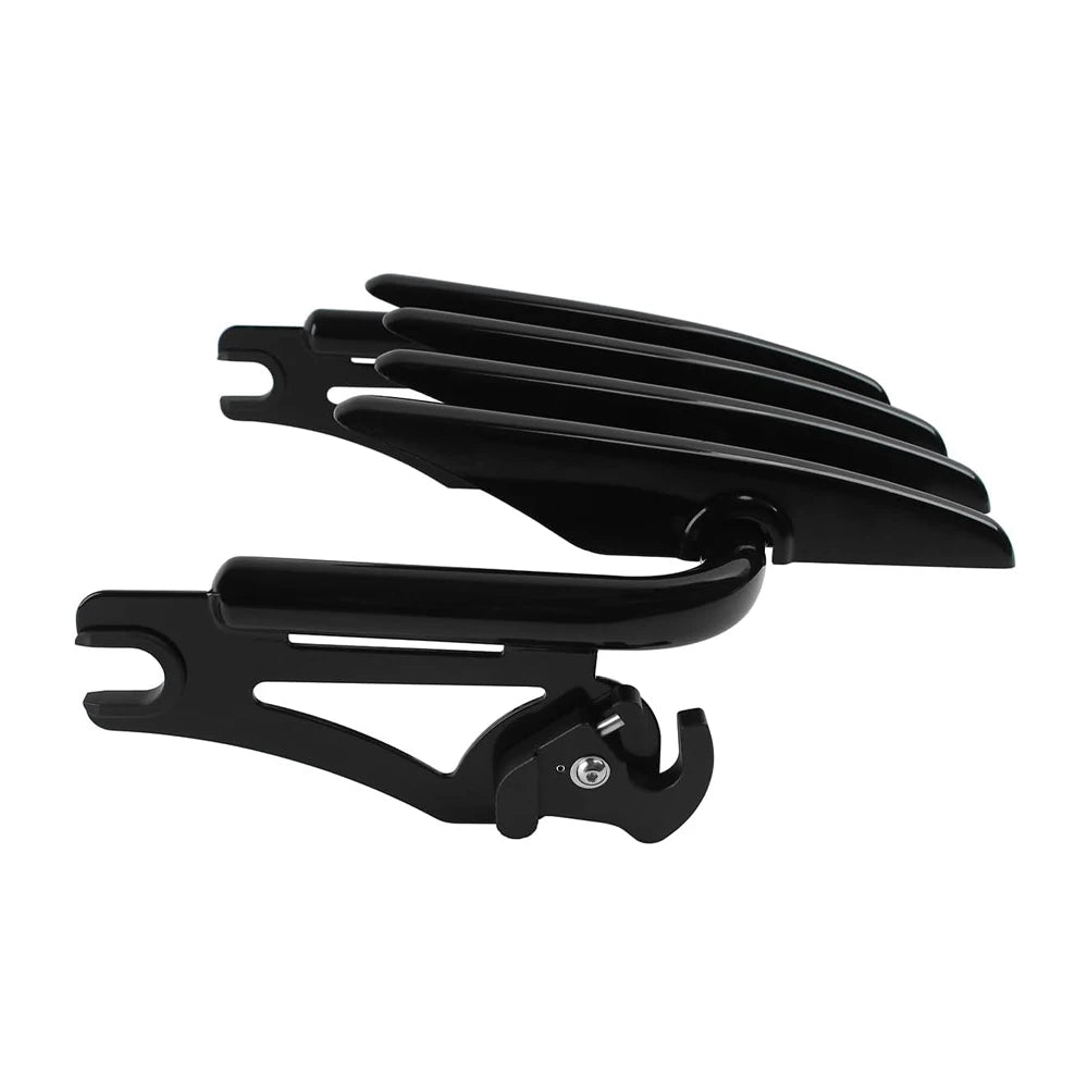 Black Stealth Luggage Rack for Harley Electra Street Glide Road King FLHX FLHT Ultra Limited 200 - Automotive LED Light