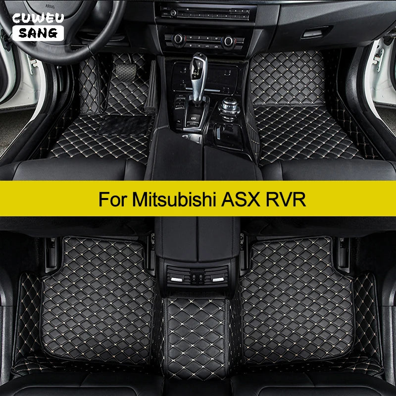 CUWEUSANG Custom Car Floor Mats For Mitsubishi ASX RVR Auto Carpets Foot Coche Accessorie | AUTOKITSHOP