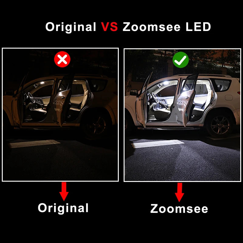 LED Interior Light Kit for Nissan X-Trail X Trail T30 T31 T32 2001-2018 - Canbus Dome Map Door Trunk Bulbs | AUTOKITSHOP