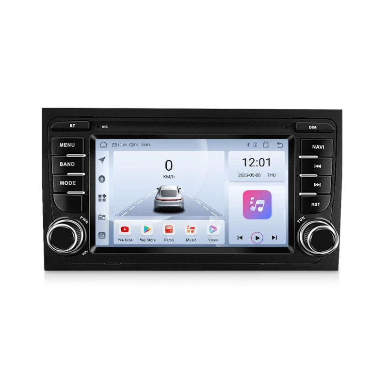 SZLELV For Audi A4 B7 B6 S4 RS4 SEAT Exeo Android 15 Car Multimedia Radio Player Wireles C