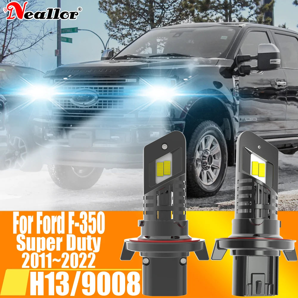 H13 9008 Led Headlight Canbus No Error Car Bulb High Power White Fog Light Diode Lamp 12v