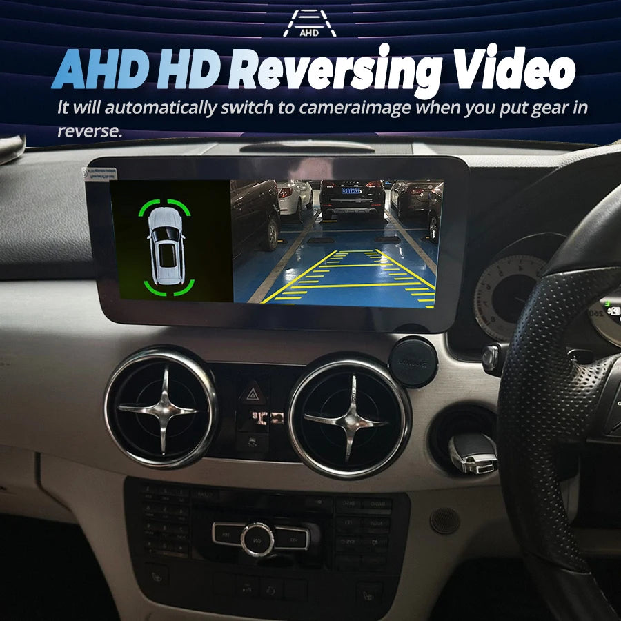 Android 14 RHD Car Radio Stereo For Mercedes Benz GLK Class X204 2009-2015 4G WIFI Bluetoo