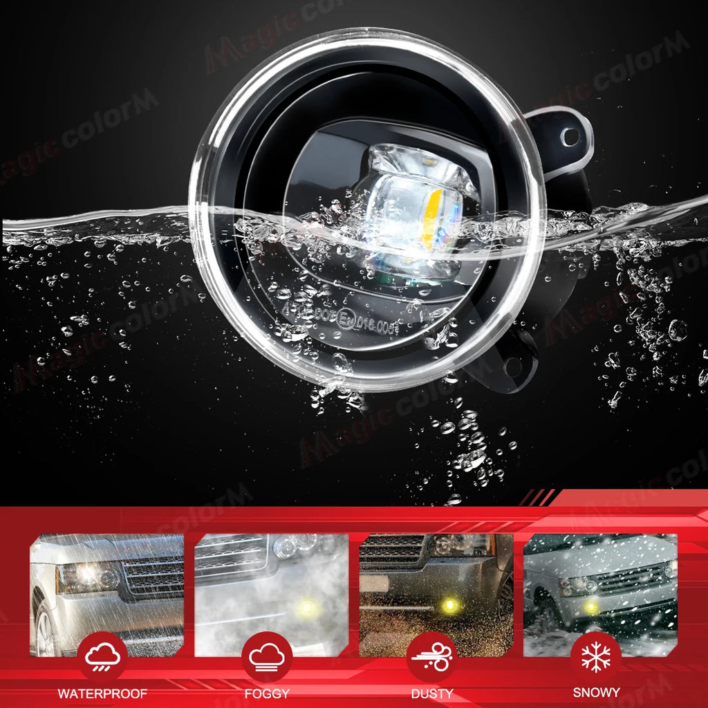 For Land Rover Discovery 2 3 For Range Rover L322 Sport LED Fog Lamps Front Bumper White Y | AUTOKITSHOP