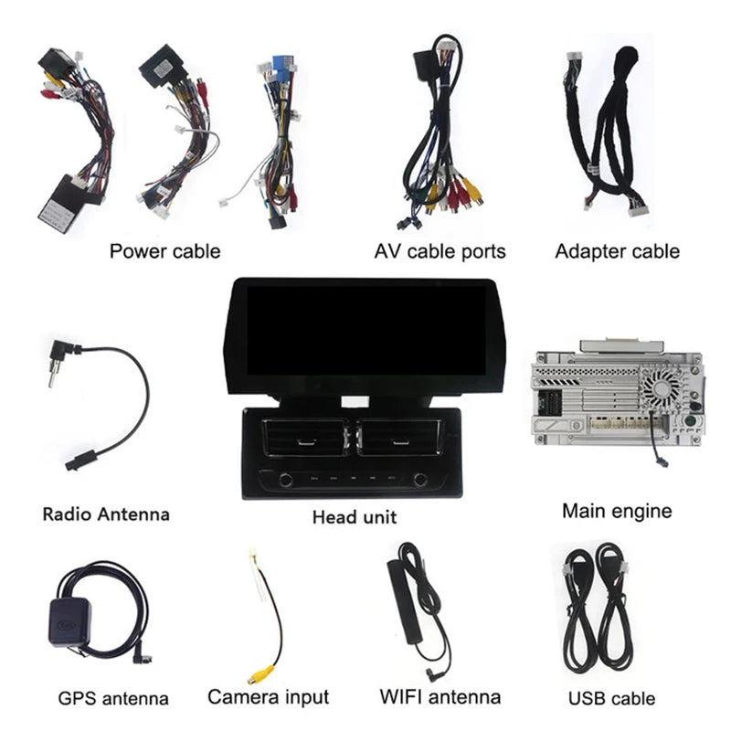 12.3" Android 13 Car Multimedia for BMW 5 Series E39 X5 E53 M5 1997-2006 Radio GPS Navigat