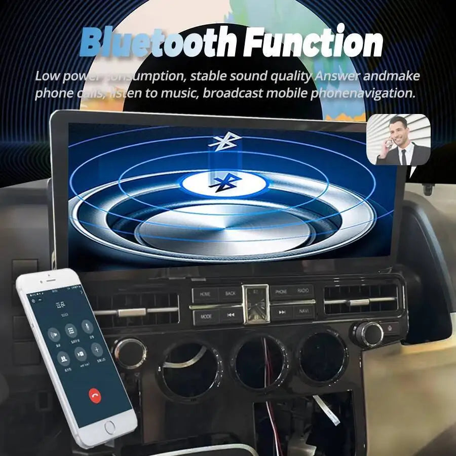 15.6Inch Auto Radio For Toyota Hiace Granvia 2019 GPS Navigation Video Player Android Car