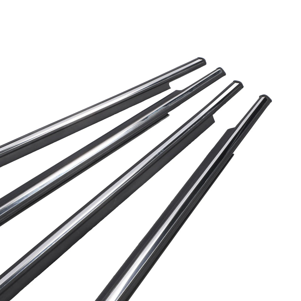 4Pcs Car Door Window Moulding Trim Weatherstrip Belt 75722 60080 for Land Cruiser Prado 120 Seri - Automotive LED Light