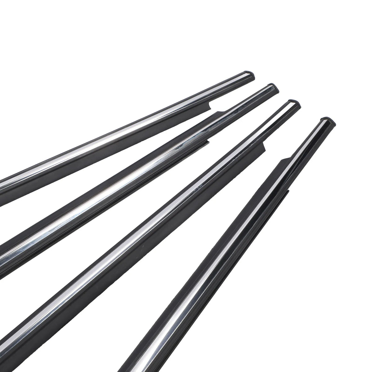 4Pcs Car Door Window Moulding Trim Weatherstrip Belt 75722 60080 for Land Cruiser Prado 120 Seri - Automotive LED Light