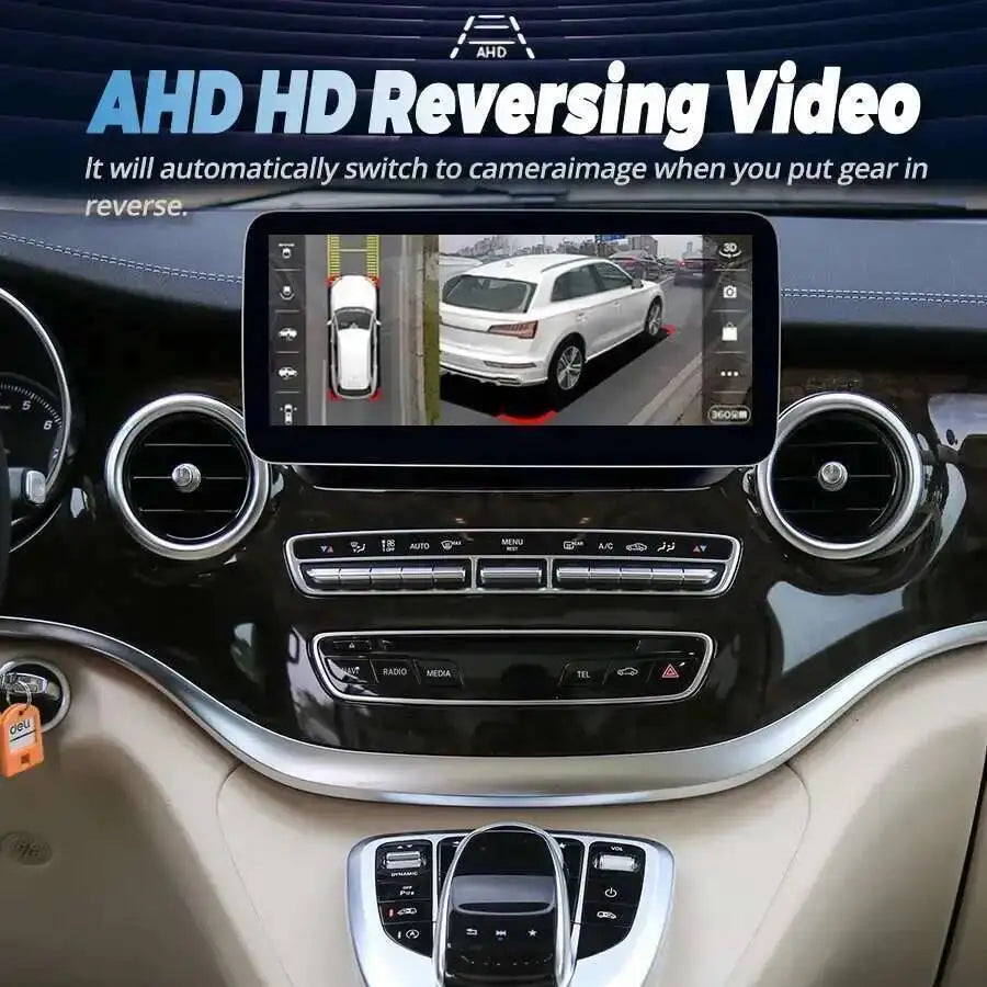 auto Radio Qled Screen For Mercedes Benz V Class 2019 V260 V250 W447 2015~ 2018 Android14