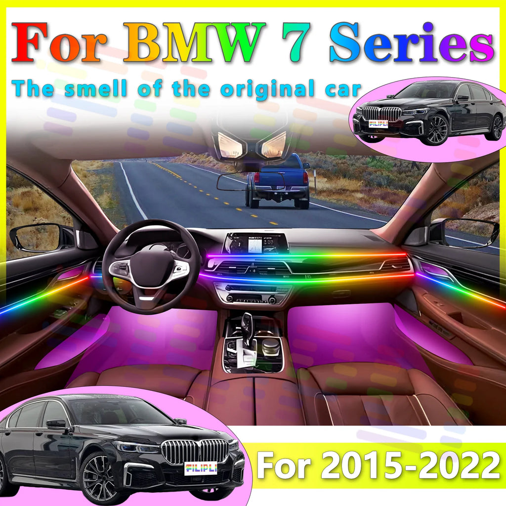 RGB - Ambient Light - for BMW G11 G12 - App Control - Car Interior Lighting | AUTOKITSHOP