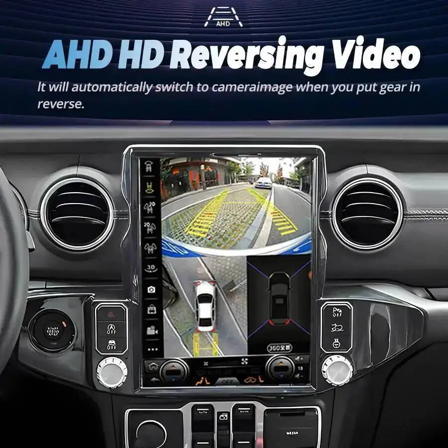 13" Screen Head Unit Car Radio For Jeep Wrangler 2018-2021 Android Auto Car GPS Multimedia | AUTOKITSHOP