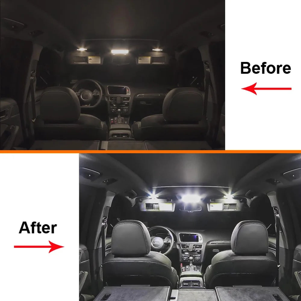 8-Piece LED Interior Light Kit for Mazda 3 Sedan - Canbus Error-Free Bulbs | AUTOKITSHOP