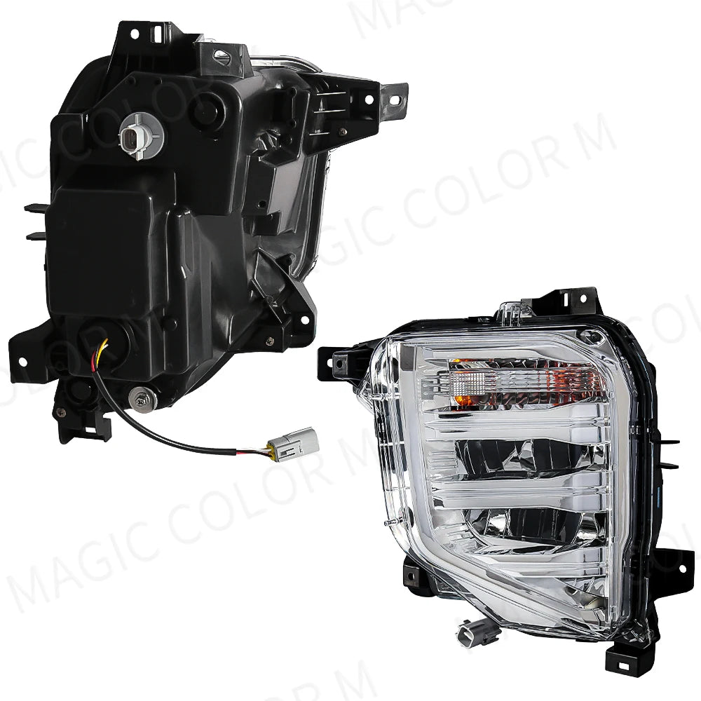 For Mitsubishi Pajero Sport Montero 2020 2021 2022 2023 LED DRL Daytime Running Lights Whi | AUTOKITSHOP