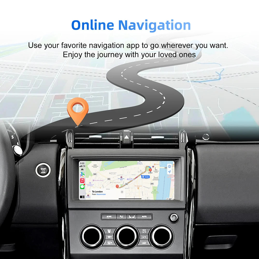 Wireless CarPlay Android Auto decoder box CarPlay Interface for 10.25 inches for Ranger Ro