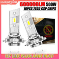 H7 Led High Power Headlight 600000LM 7035 CSP Chips Super Bright Light For Car Wireless Wi