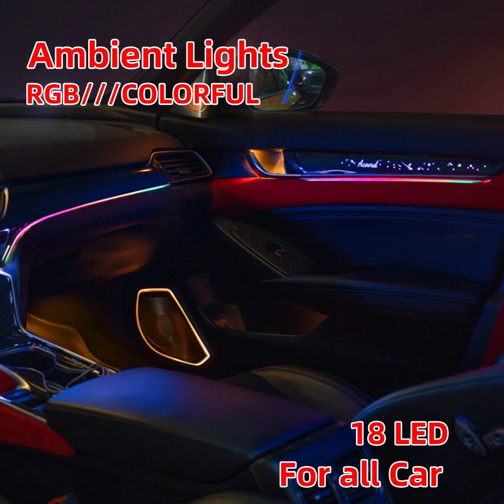 RGB - Ambient Light - App Control - Car Interior Lighting