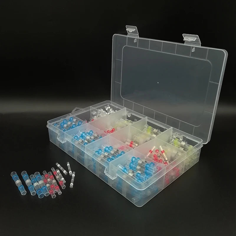 Solder Seal Heat Shrink Butt 3:1 Wire Terminal Connectors Splice Kits
