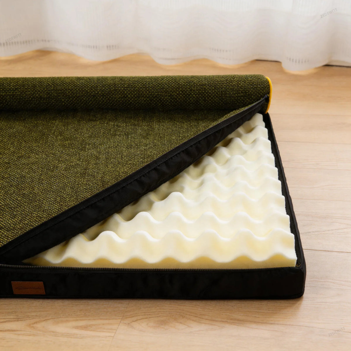 Dual Backrest Sofa Dog Bed Removable Washable Cover Waterproof Non-slip Warm All Season Pet Mat  - Automotive LED Light