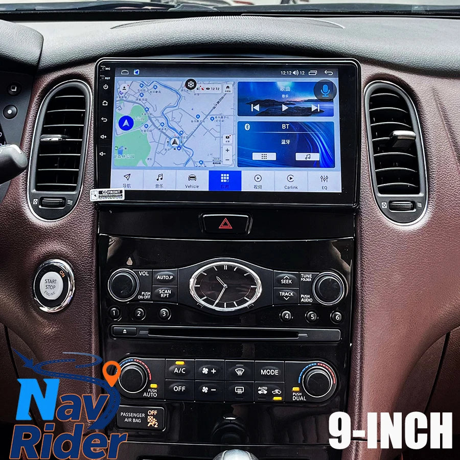 9" Android 15 For Infiniti QX50 EX25 EX35 2013-2020 Wireless Carplay Car Stereo Radio WIFI