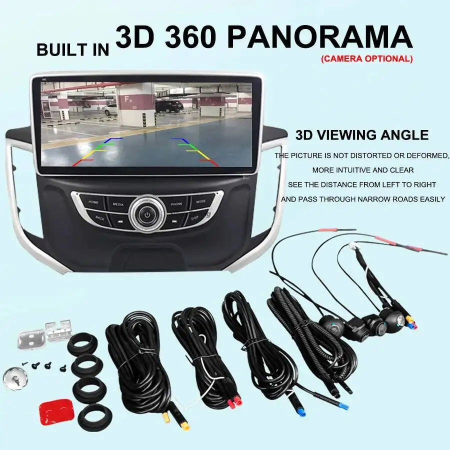 10.25" Android 15 CarPlay For Hyundai Creta IX25 2012-2017 Touch Screen Multimedia Video P