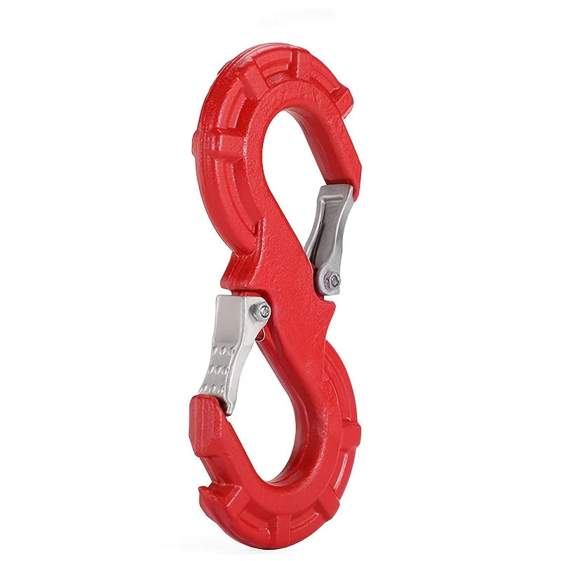 Universal Portable Off-Road Quick rescue shackle S-type Trailer Hook hitch Solid towing hook For - Automotive LED Light