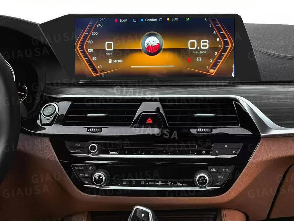 12.3 inch Blade Screen For BMW 5 Series G30 2018 EVO System CarPlay Android 13 Multimedia