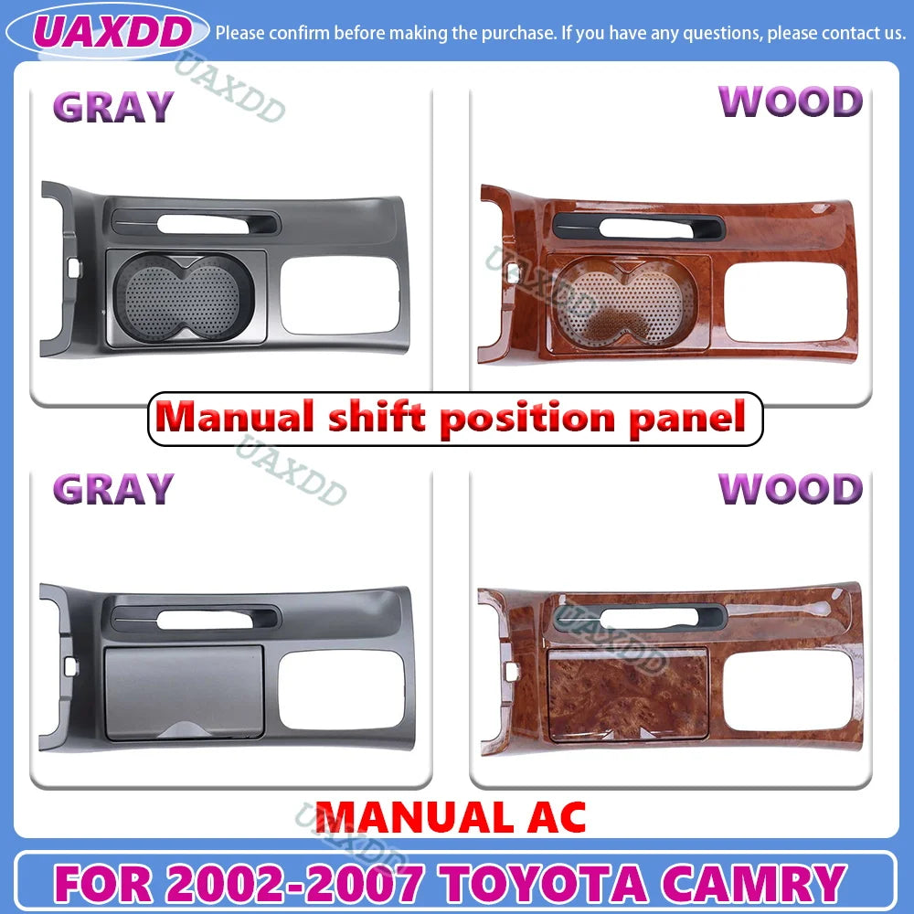 For 2002-2007 TOYOTA CAMRY Manual shift position panel Storage box structure position cent