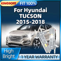 2/4Pcs LED Headlight Wireless Car Light 400W H7 6000K Light Bulbs For Hyundai TUCSON 2015