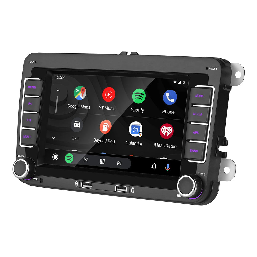 7inch For VW Car Stereo CarPlay Head Unit Bluetooth FM Radio GPS for VW Passat Golf MK5 MK