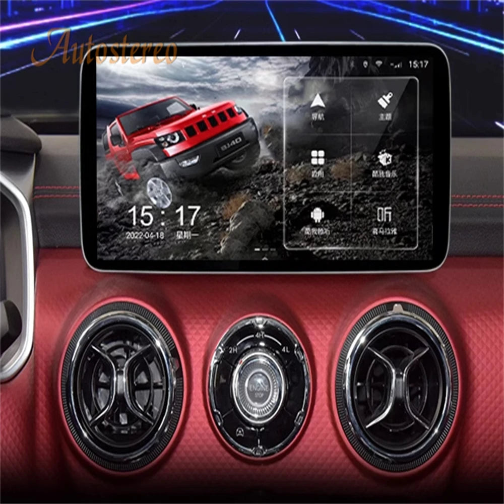 12.3 Inch Carplay Android 15 For Baic BJ40 2019 - 2023 Car Radio Multimedia Player Car GPS