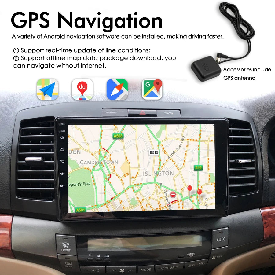 AI Voice Android 14 Car Video Player Radio Upgrade For Toyota Allion Premio T240 Autoradio