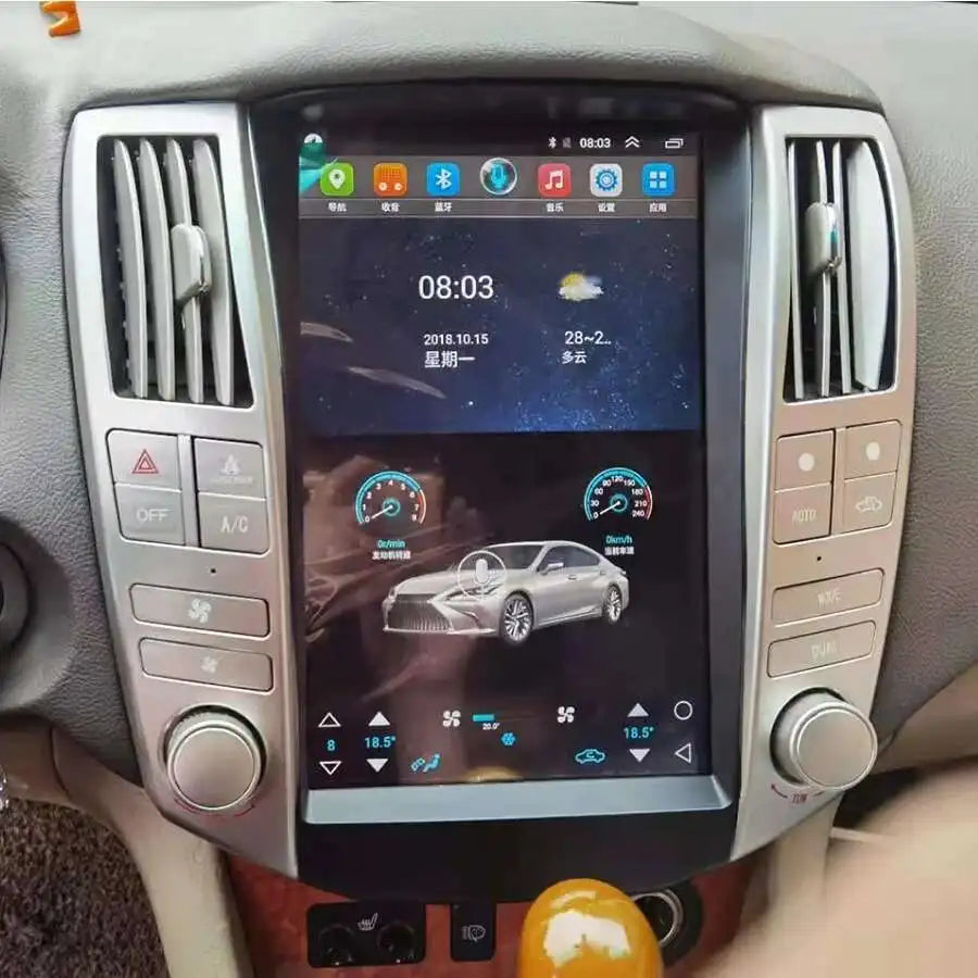 12.1inch Tesla Car Radio Stereo For Lexus RX300 RX330 RX350 Android Auto Multimedia Player